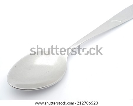 Spoon isolated on white background 