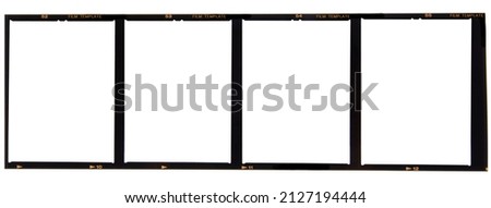 Medium format color film frame.With white space.text space. Royalty-Free Stock Photo #2127194444