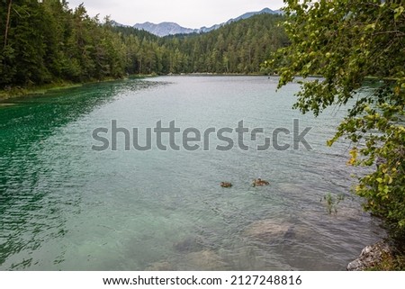 A calming and relaxing picture of a lake in South Tirol
