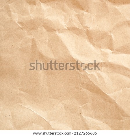 Brown crumple recycle paper background