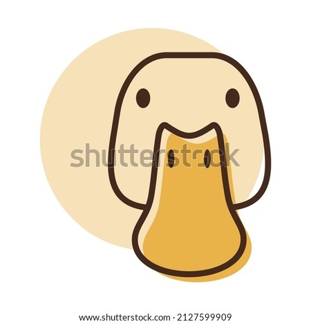 Duck icon. Farm animal vector illustration. Agriculture sign. Graph symbol for your web site design, logo, app, UI. EPS10.