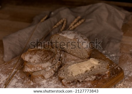 Finnish homemade bread of different types