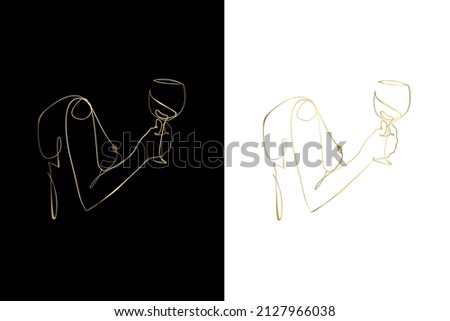 Wine Hands Art Print, Woman Line Art, Wine Drinker Poster, Minimalist Wine Lover Art, Line Drawing Wine Glass, Line Art Print