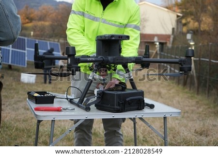 repair and adjustment of a drone