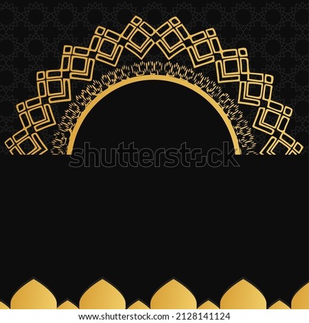 Luxury of Islamic Background. Good to use for Ramadan Kareem and Ied Mubarak Theme.