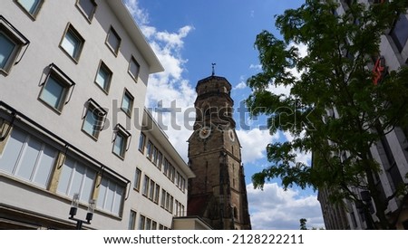 picture of the Stiftskirche 
Stuttgart, Germany