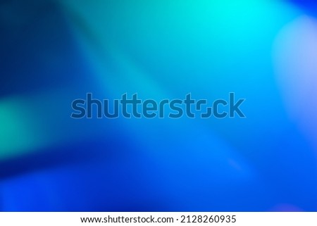 Blur neon rays. Color light overlay. Futuristic decoration filter. Defocused blue green soft glow beam abstract copy space background. Royalty-Free Stock Photo #2128260935