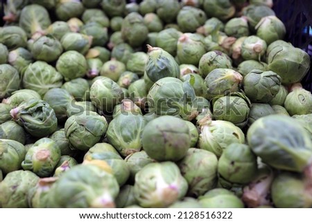brussels sprouts pattern texture close up raw fresh