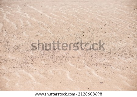 Extensive sand in the tropics