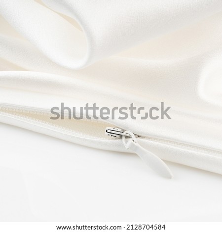 Pillowcase 100% pure mulberry silk, 100% silk, bedding, Royalty-Free Stock Photo #2128704584