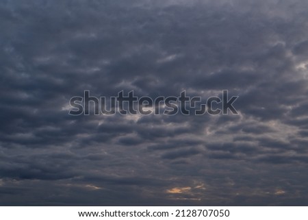 Set of cloudy dramatic sky. Replacement texture.