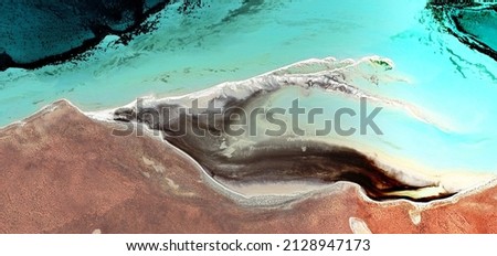 Petrified wave, abstract photography of the deserts of Africa from the air. aerial view of desert landscapes, Genre: Abstract Naturalism, from the abstract to the figurative