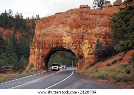 Tunnel to Bryce Canyon National Park
