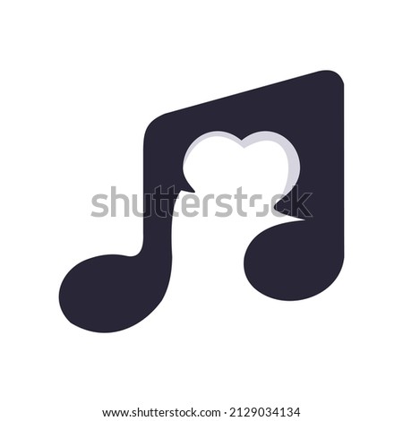 musical icon vector design for commercial uses