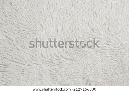 Synthetic fur white texture for the background.