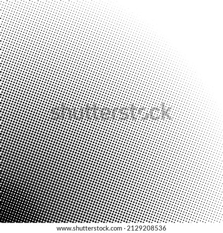Vector halftone effect. Vibrant abstract background. Retro style colors and textures. Comic effect. Vintage duotone. Points. Royalty-Free Stock Photo #2129208536