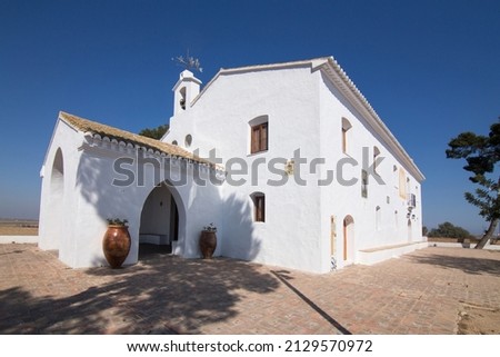 Abdon y Senen chapel on Montanyeta dels Sants Sueca Valencia Spain