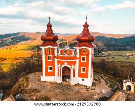 Calvary in Banska Stiavnica, Slovakia Royalty-Free Stock Photo #2129592980