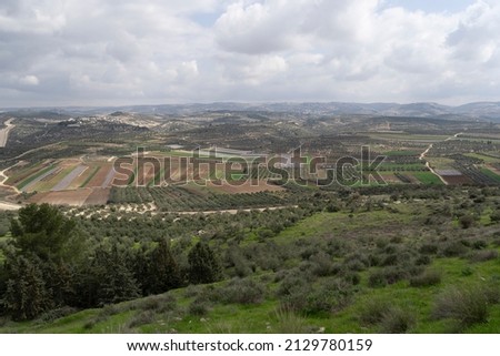 Judea and Samaria landscape, Israel-Palestine Royalty-Free Stock Photo #2129780159