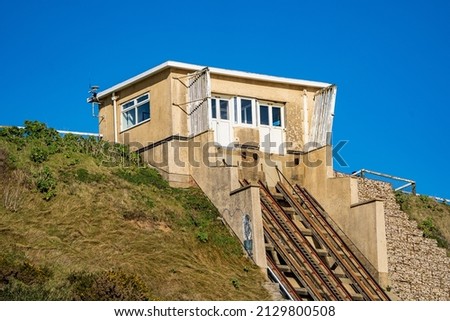 Broken Beach Lift Building on cliff edge