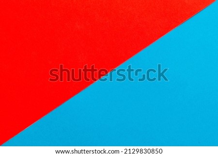 Red and blue areas separated by diagonal boundary