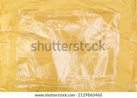 Postal paper envelope or bag. Parcel in online stores. 