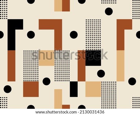Seamless abstract geometric pattern. Vector Illustration. Royalty-Free Stock Photo #2130031436