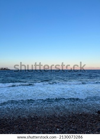The shores of the red sea with fresh air.