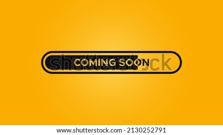 Vector of Coming Soon. Perfect for additional design, coming soon design, etc. Royalty-Free Stock Photo #2130252791