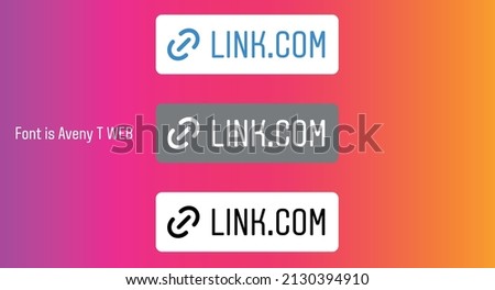 Social Media Link Stickers For Online Content Royalty-Free Stock Photo #2130394910
