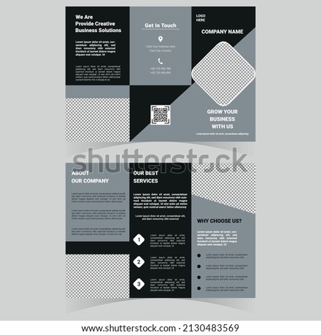 This is a Trifold corporate brochure design