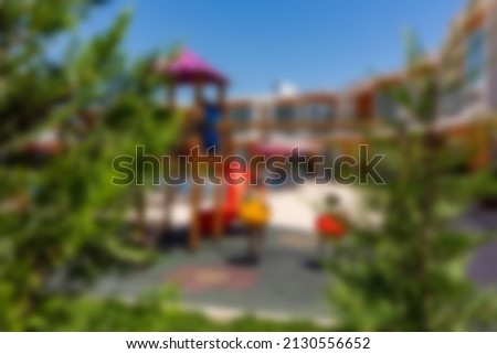Swimming pool, blurred background design resource