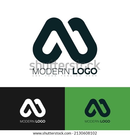 Modern M logo Design. Simple and Unique M letter Logo Template. Royalty-Free Stock Photo #2130608102