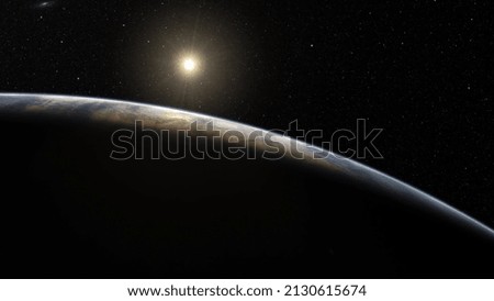 Dark Side of Earth from Space Sun