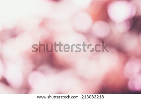 Beautiful pink bokeh background