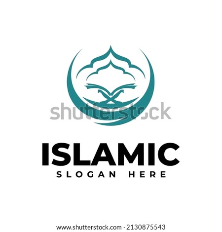 Islamic logo vector, Islamic logo template, Islamic logo design concept