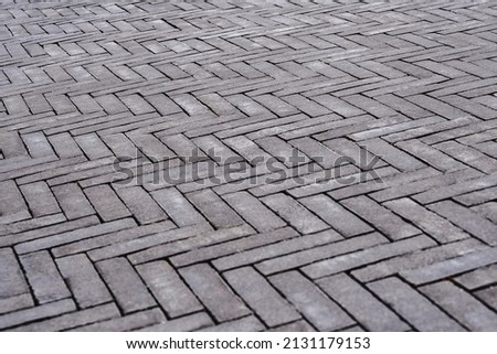 Closeup texture brown paving slabs background