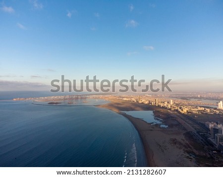 karachi pakistan 2021, Aerial photograph of  cityscape and landmarks of karachi city, aerial picture of bahria icon tower, dolmen mall clifton, harbor front. Sunrise at karachi, sea view, Business hub