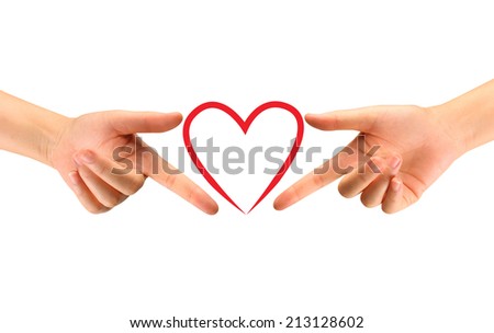 hand with heart