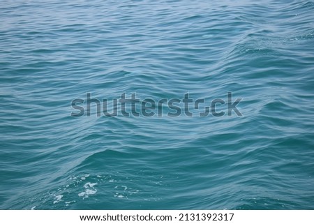 closeup of wavy blue water