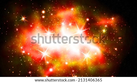 Dramatic Space Colorful and amazing Star Universe. Background for your content like as video, gaming, broadcast, streaming, promotion, advertise, presentation, sport, marketing, webinar, education etc Royalty-Free Stock Photo #2131406365
