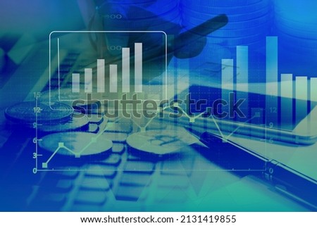 proof of stake ,digital currency and financial innovation concept Royalty-Free Stock Photo #2131419855
