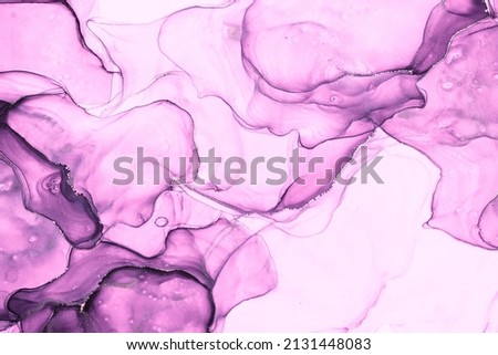 Abstract alcohol ink background in pink tones
