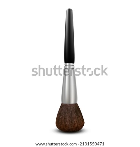 Cosmetic brush illustration isolated on white background