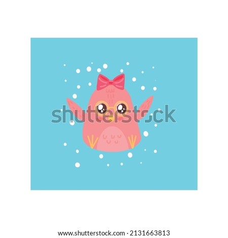 Cartoon character chicken. Sticker. Icon. Cute hand drawn chicken for Lovely greeting card, invitation. Good for t-shirt, mug, booking, baby clothes. vector isolated
