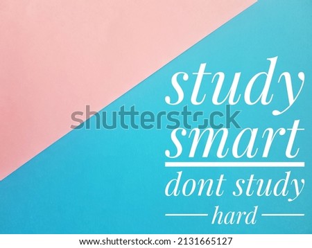 motivation quote with blue and pink background