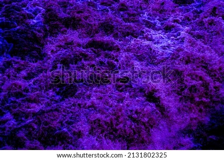 Three dimensional purple or violet fractal abstract colored background texture