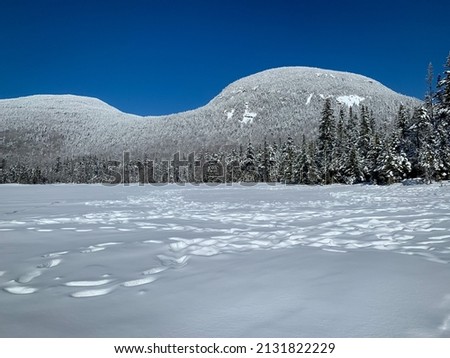 Cannon Mountain in the White Mountains National Forest in New Hampshire Royalty-Free Stock Photo #2131822229