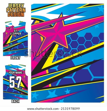 racing sports jersey fabric design. sublimation printing jersey pattern for racing team