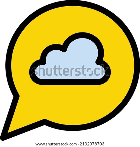 cloud vector illustration isolated on a transparent background. stroke vector icons for concept or web graphics.